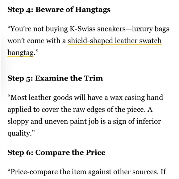 How to Examine Designer 👜 s❣️ - Picture 3 of 4